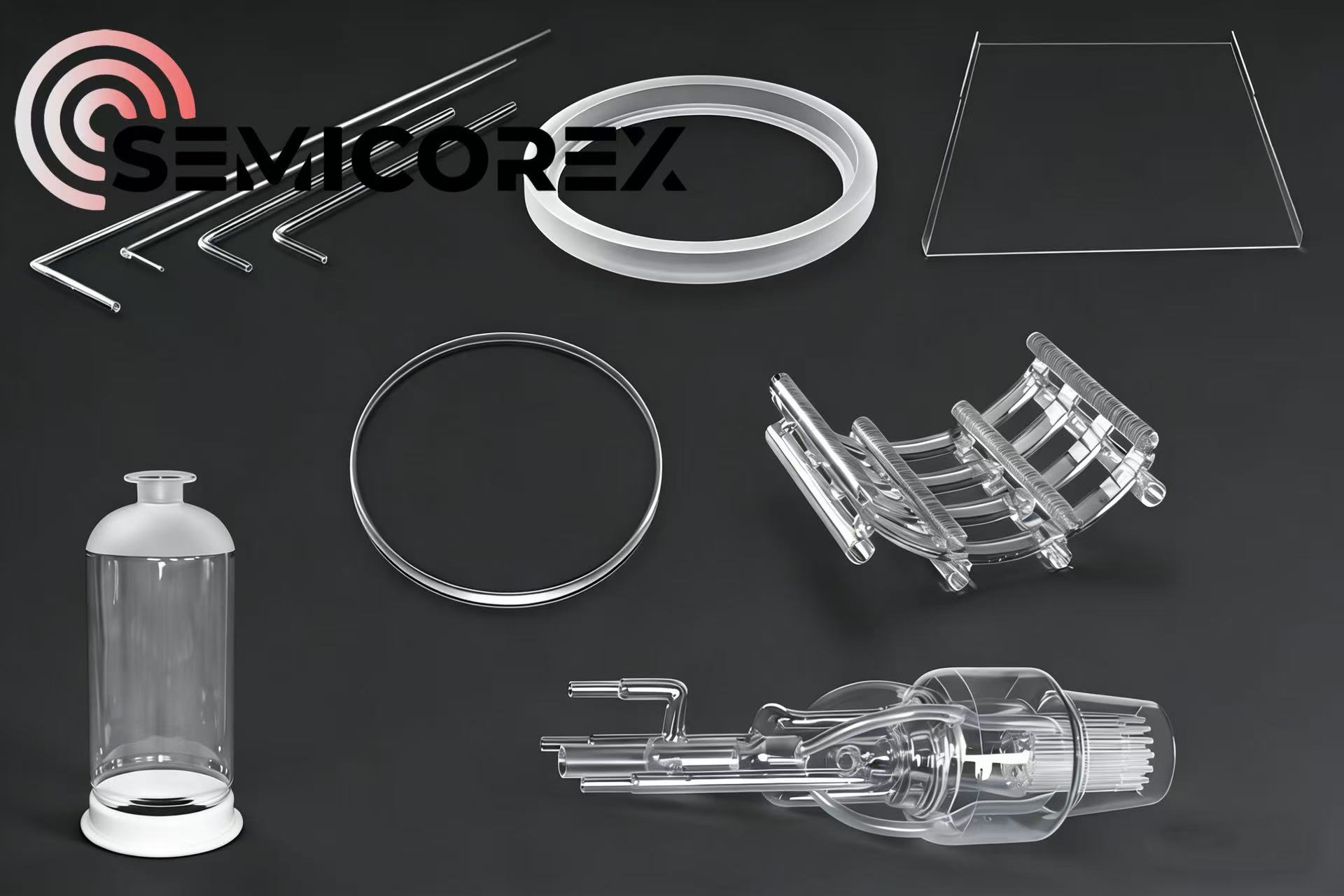 Заеднички полупроводнички кварцни компоненти и апликации